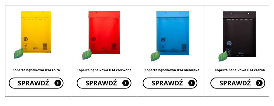 koperty bąbelkowe kolorowe